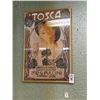 Image 1 : Tosca Vintage Advertising Sign Approx.  18"  X  24"