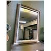 Image 3 : Ornately Carved White Mirror - No Shipping