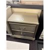 Image 1 : Gold/Bling Trim Decorator  2 Drawer Nightstand