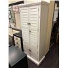 Image 1 : Rustic Louver Door Pantry Cabinet