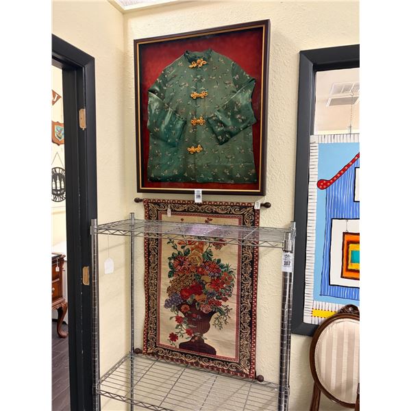 Shadowbox Framed Oriental Garb, Tapestry