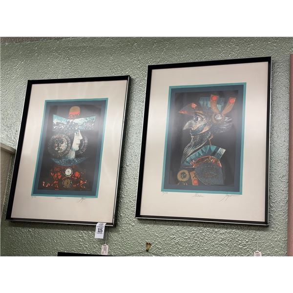Artist Signed Figural Wall Art - 2