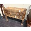 Image 1 : Vintage Carved Accent Cabinet