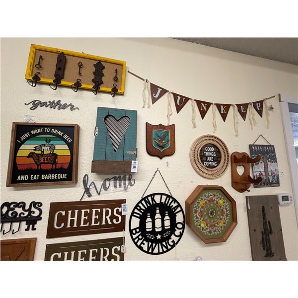 Asst. Wall Art, Inspirations, Floral Clock - 11