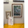 Image 1 : Heron/Jelly Fish Wall Art - 3