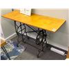Image 1 : Antique Sewing Machine Base Hall Table