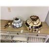 Image 1 : Leaded Glass Hanging Lamps - 2