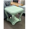 Image 1 : Turquoise Painted End Table