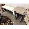 Image 1 : Grey Painted Live Edge Small Table