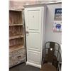 Image 1 : White Painted Slim Upright Cabinet