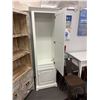 Image 2 : White Painted Slim Upright Cabinet