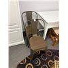 Image 1 : Metal w/Wood Base Chairs - Pair