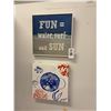 Image 1 : Sand Dollar, Beach Insirational Small Wall Art - 2