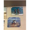 Image 1 : 2-Child On Sea Shore Unframed Oil On Canvas - 2 X $