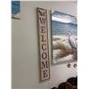 Image 1 : Large Pelican Motif Welcome Sign