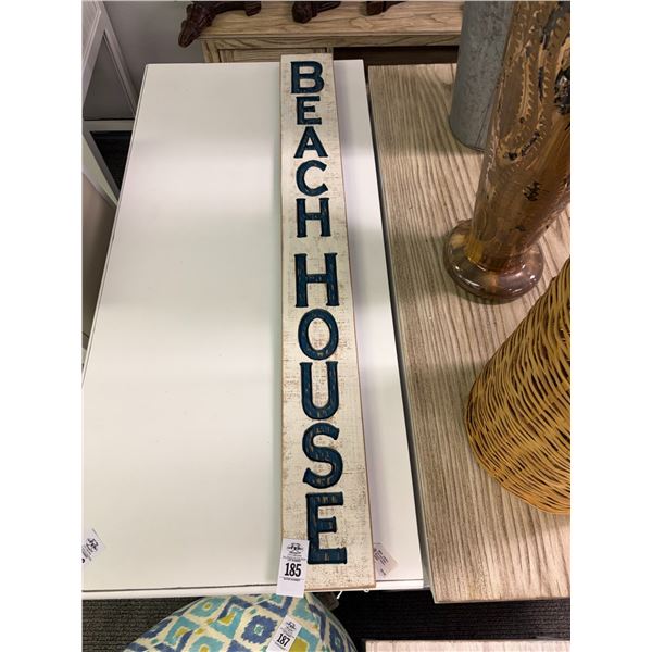 Beach House Elongated Sign