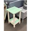Image 1 : Green/White Beach Style End Tables - Pair
