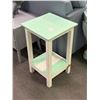Image 3 : Green/White Beach Style End Tables - Pair