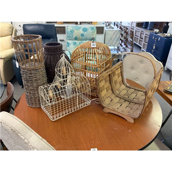 Asst. Baskets, Lighted Cage - 5