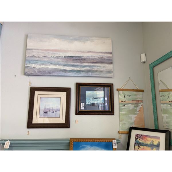Asst. Nautical Wall Art 4, Framed Mirror