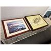 Image 1 : Fish, Lighthouse Framed Wall Art - 2