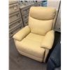 Image 1 : Tan Leather Rocker Recliner