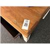 Image 3 : Distressed White/Oak Top Rectangular Dining Tables - 2