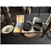Image 4 : Pineapple Jar, Wine Stoppers, Bells, Dishes, Décor - 3 Shelves
