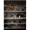 Image 1 : Cut Boards, Cups, Saucers, Pitchers, Ornate Bowls, Décor - 4 Shelves