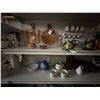 Image 2 : Cut Boards, Cups, Saucers, Pitchers, Ornate Bowls, Décor - 4 Shelves