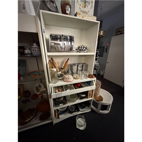 White Merchandising Cabinets - 2