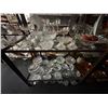 Image 3 : Asst. Pressed Glass, Bowls, Dishes, Glazed Diningware, Vase - 3 Shelves