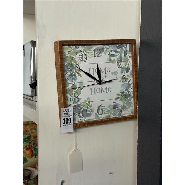 Home Sweet Home Wall Clock