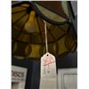 Image 2 : Leaded Glass Tan Hanging Lamp