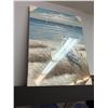 Image 2 : Oil On Canvas Heron Sea Scape Wall Art - Approx. 24"  X  36"  - 2