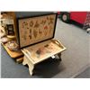 Image 2 : Fruit Motif Painted Lap Table, Floral Wall Art