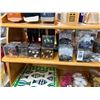Image 2 : Shelf Lot w/Ornate String Lights, Sports Bowls