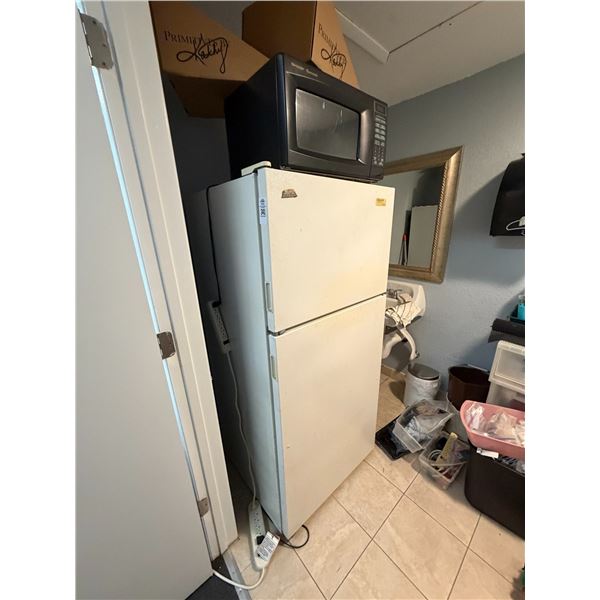 Kirkland Ref/Freezer,  M/W  Oven, Supplies In Storage Room