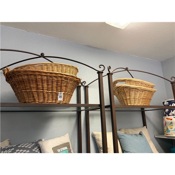 Large Baskets 4 on Top Shelf
