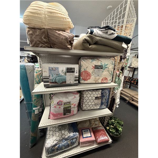 Comforters, Sheet Sets, 4 Shelves