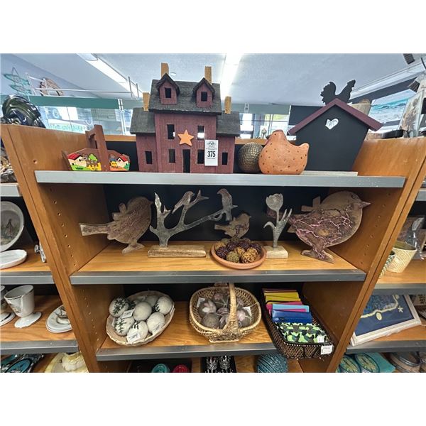 Candlestands, Floral Bowls, Baskets, Napkin Rings, Décor - 5 Shelves