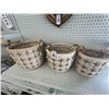 Image 1 : Graduating Rope Handle Baskets Set - 3