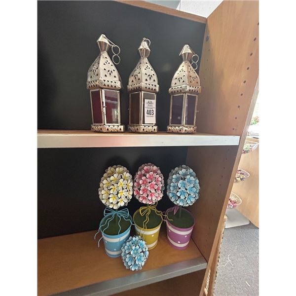 Metal Florals 3, Lanterns - 3