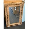 Image 1 : Wicker Framed Mirror - No Shipping