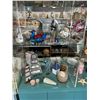 Image 1 : Art Glass, Lighthouse Divided Dish, Buoys, Nautical Décor - 2 Shelves