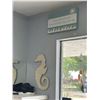 Image 2 : Turtle/Fish/Sailoat Wall Décor, Plank Style Round Mirror - 4