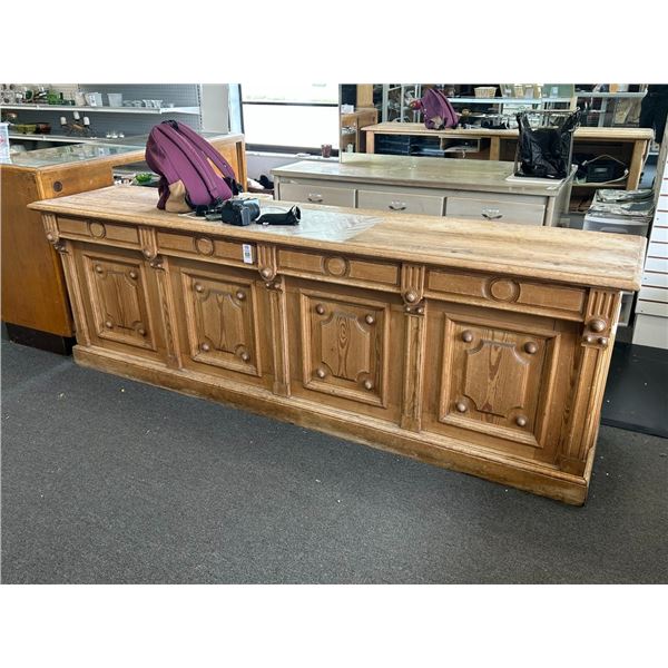Carved 8' Sales Counter