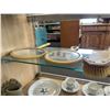 Image 5 : Lot of Asst. Vanity Mirrors, Brush, Ladie's Gloves On Shelf