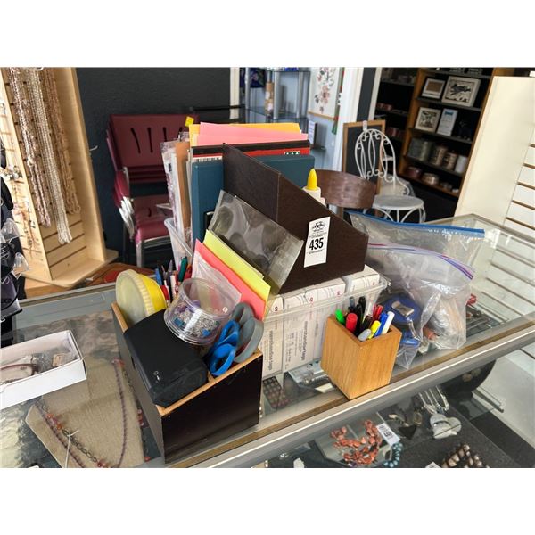 Lot of Asst. Office Supplies, Power Pencil Sharpener