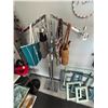 Image 1 : Chrome Garment Racks - Pair